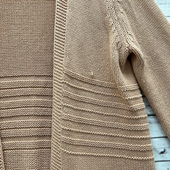 Old Navy light pink knitted long cardigan sweater women’s size small - Picture 4 of 6